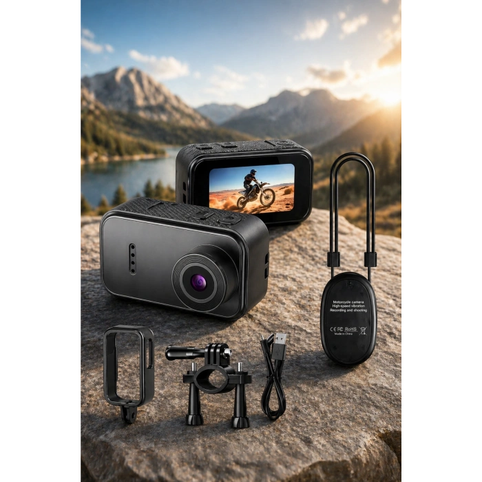 Glr F2 HD Mini DV Kamera - Type-C Şarjlı TF Kart Destekli Mikro Aksiyon Kamerası