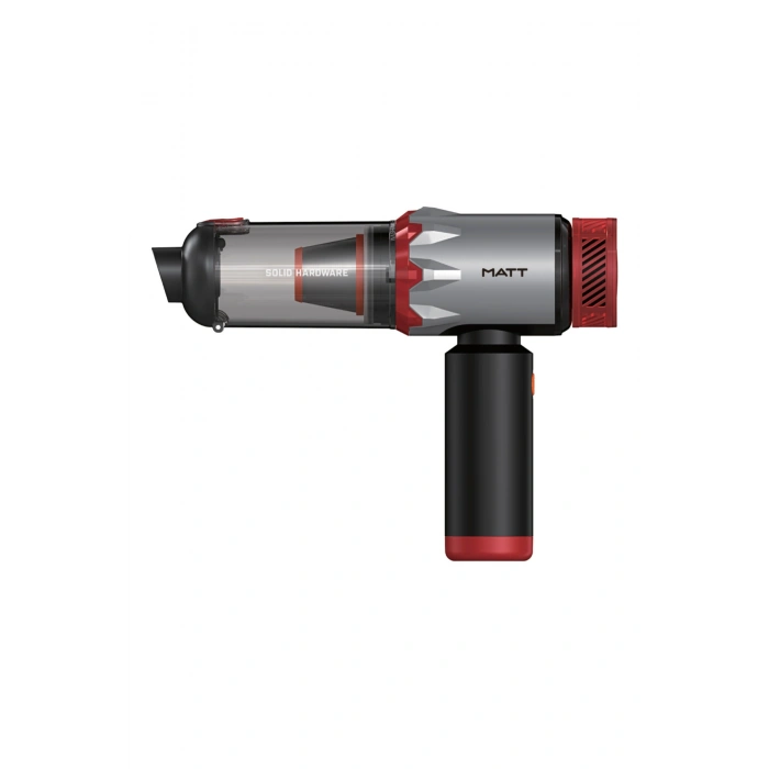 MATT MCV22 Şarjlı Araç Süpürgesi Kırmızı 22.000Pa Güçlü Vakumlu Mini Type-C Şarjlı 220ML