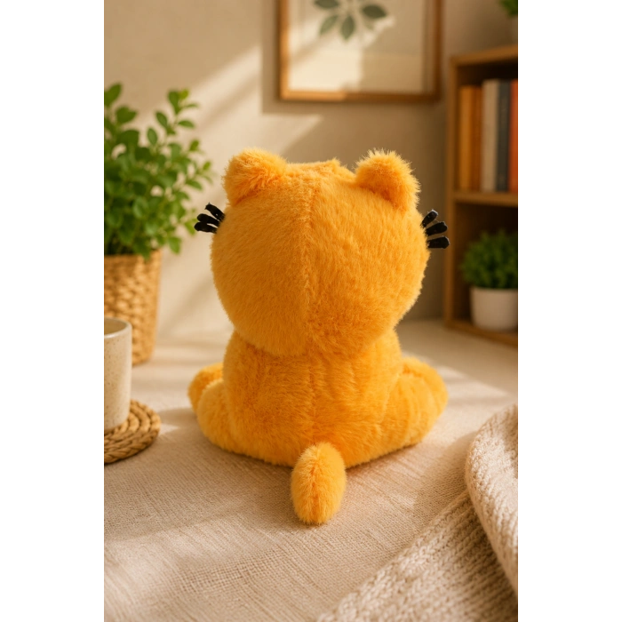 Tigoes T-Plush Turuncu Pofuduk Peluş Oyuncak - 20 cm Peluş Kedi