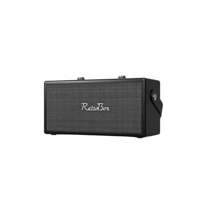 Acl Acs-19 Retro Müzik Kutusu Bluetooth 5.0 Hoparlör Kablolu Mikrofonlu Karaoke Destekli 20W Ses Sistemi