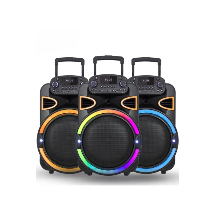 Acl Acs-2 30W Taşınabilir TWS Kablosuz PartyBox Hoparlör | RGB Işık, Bluetooth, Kumanda ve Mikrofon Destekli