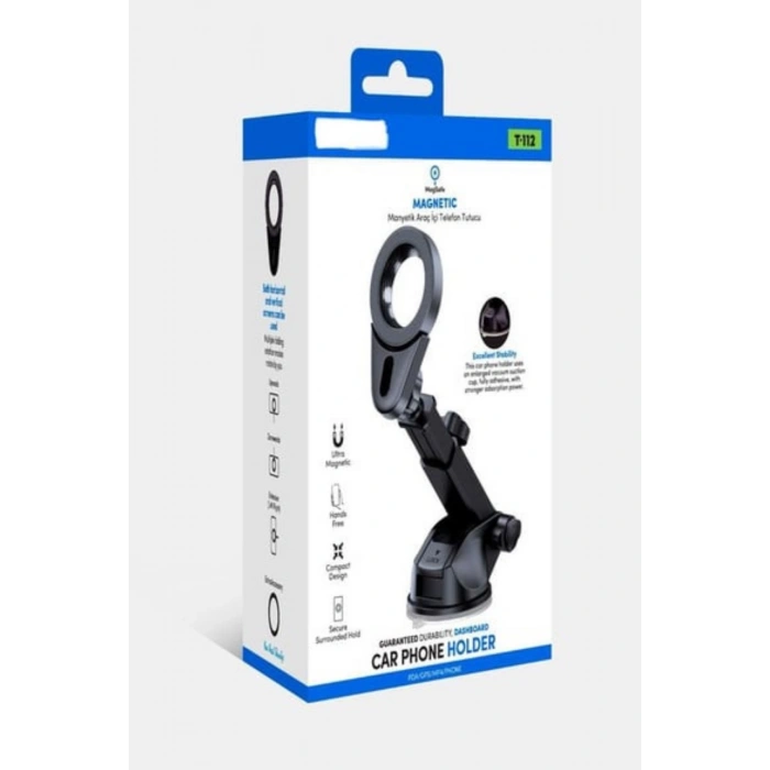 Acl  T-112 Magsafe Uzayabilen Vakumlu Araç İçi Telefon Tutucu