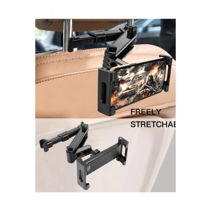 Hepu HP-A28 Araç İçi Koltuk Arkası Telefon Tablet Tutucu 360 Dönebilen Stand