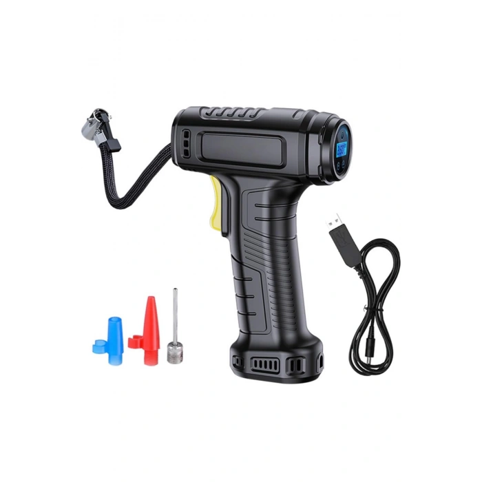 Auhma A6622 Dijital LCD Ekranlı 4000mAh Hava Kompresörü | Şişirme Pompası