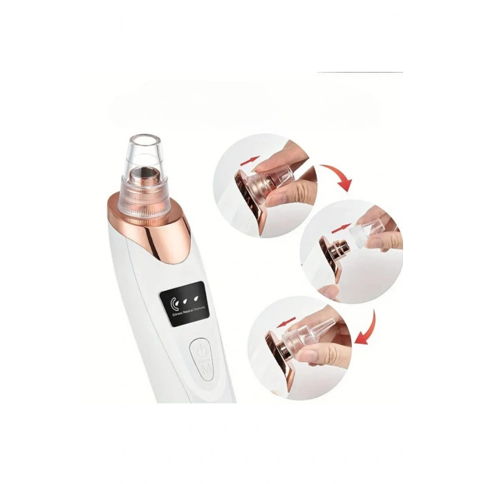 Auhma AHB-01 Vakumlu Siyah Nokta Temizleyici | 3 Kademeli Güç, Cilt Gözenek Temizleme Cihazı