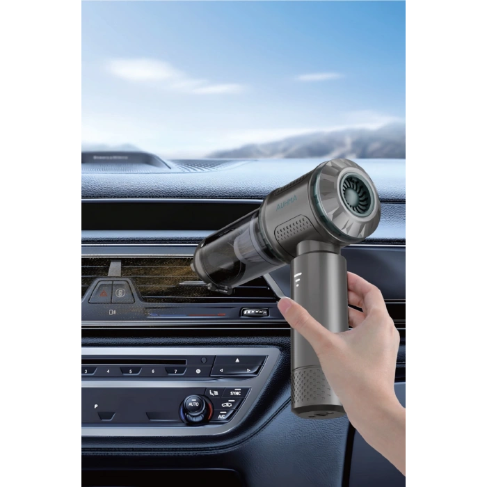 Auhma AHV-10 Kablosuz Taşınabilir Araç İçi El Süpürgesi | 15000PA Güçlü Vakum