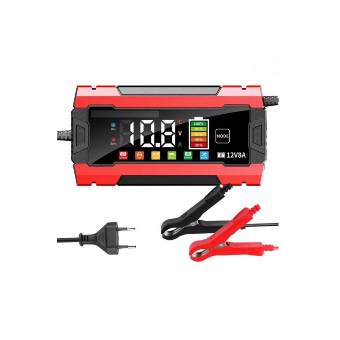 Auhma AOC11 12V 8A Dijital Ekranlı Akü Şarj ve Onarım Cihazı