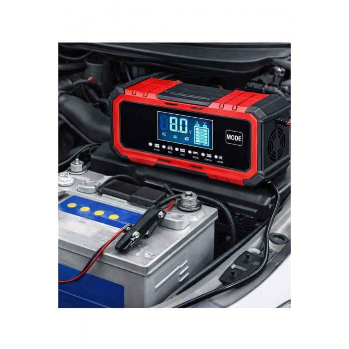 Auhma AOC22 Akü Şarj ve Onarım Cihazı - 12V 15A-24V 8A Otomatik Seçim Dijital Ekran