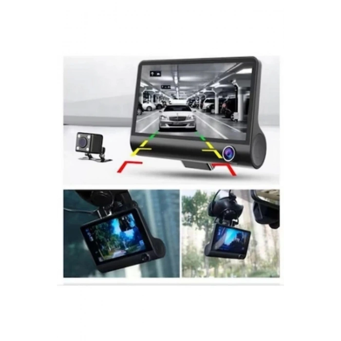 Blackbird 504 170 Geniş Açı, G-Sensörlü, Gece Görüşlü 1080P Çift Yönlü Araç Kamerası (Ön+Arka) - Park Modlu Car DVR