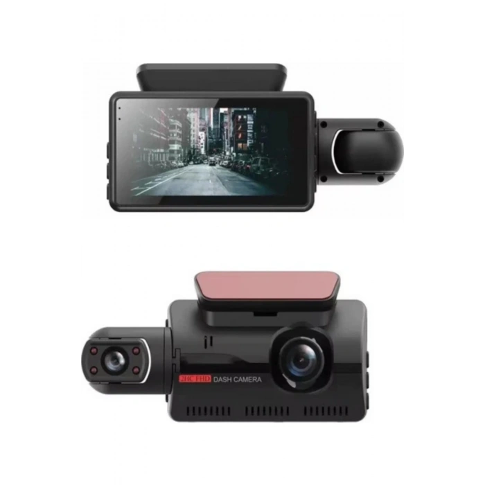 Blackbird A68 Çift Lensli Full HD 1080P Araç İçi Kamera  170 Geniş Açı, G-Sensör, 3 LCD, Döngü Kayıt
