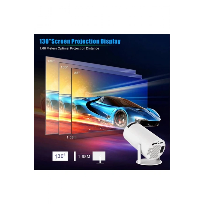 Blackbird Amx100 Projeksiyon Cihazı  ULTRA HD Yüksek Dinamik Aralık Ev Sineması Projektörü