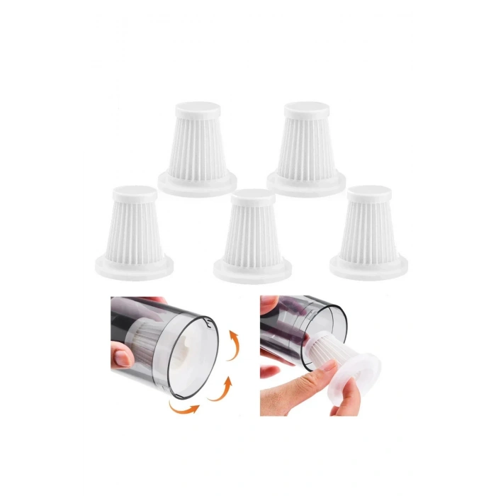 Blackbird Araç İçi Süpürge Hepa Filtresi 5 Adet