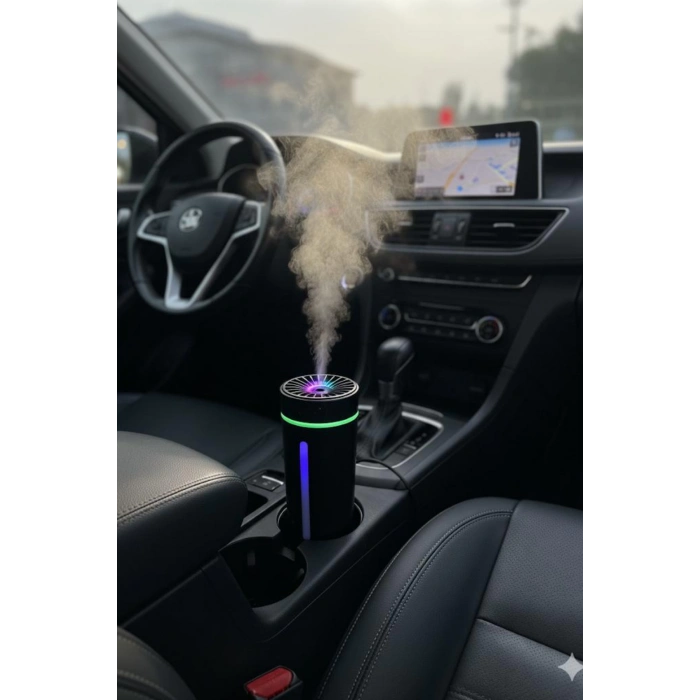 Blackbird KT-H04 Siyah Oto İçi Ofis Ev Hava Nemlendirici Işıklı Buhar Koku Makinası