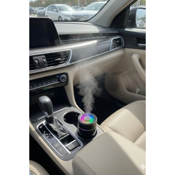 Blackbird KT-H04 Siyah Oto İçi Ofis Ev Hava Nemlendirici Işıklı Buhar Koku Makinası