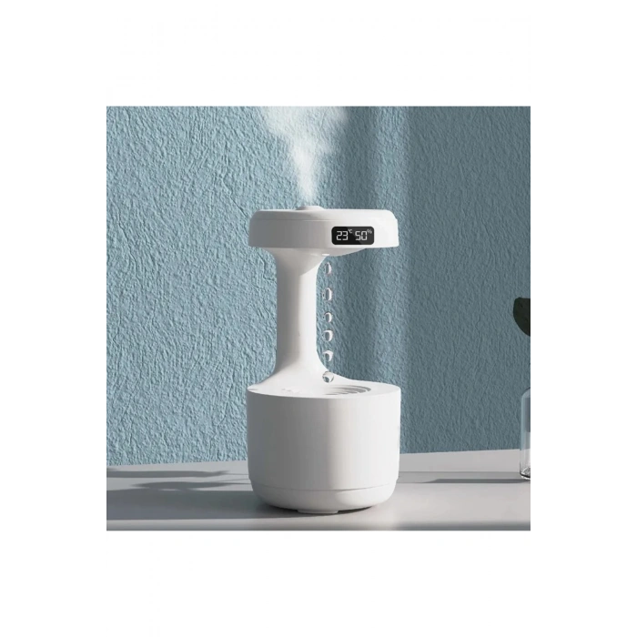 Blackbird LZ599 Yerçekimsiz Hava Nemlendirici | 600 ml Kapasite | Dijital Saatli | Zarif Tasarım