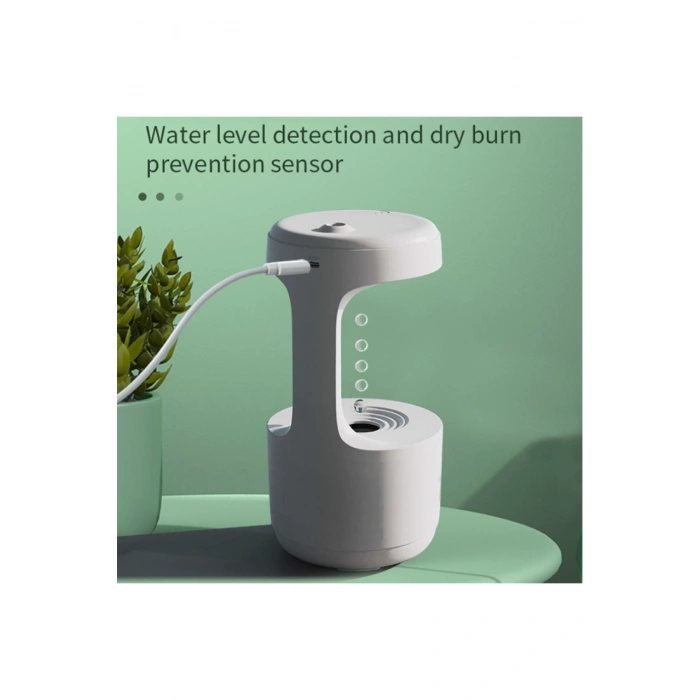 Blackbird LZ599 Yerçekimsiz Hava Nemlendirici | 600 ml Kapasite | Dijital Saatli | Zarif Tasarım