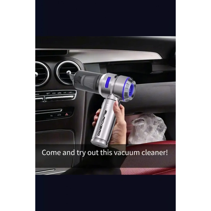 Blackbird MK-5803 16000PA Kablosuz Araç Süpürgesi | 3 Kademeli Güç | Şarjlı El Süpürgesi