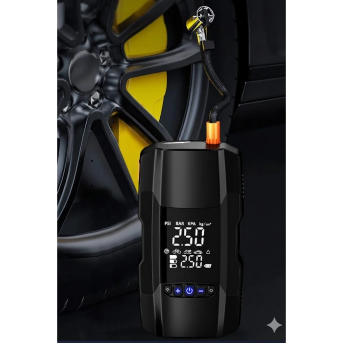 Blackbird RT-602 Akıllı Dijital Lastik Şişirme Pompası | 150 PSI | 12V Akü Takviye Taşınabilir Cihazı
