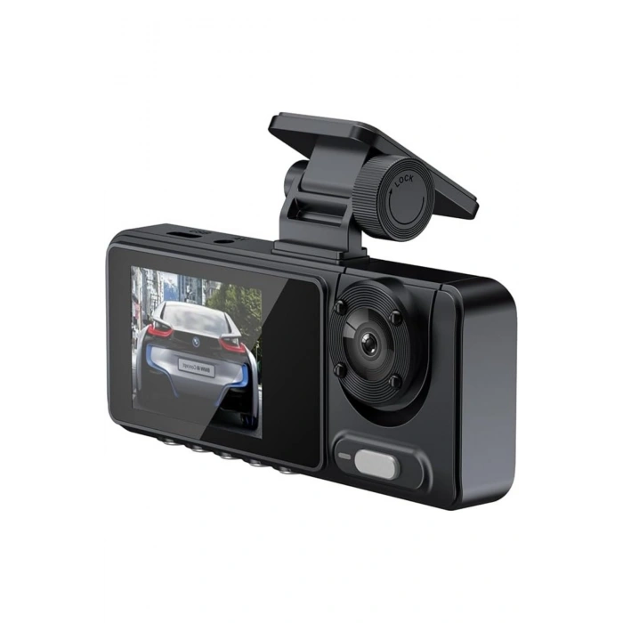 Blackbird Y15 Çift Lensli Full HD 1080P Araç İçi Kamera DVR 170 Geniş Açı G-Sensör, Döngü Kaydı, Gece Görüşü