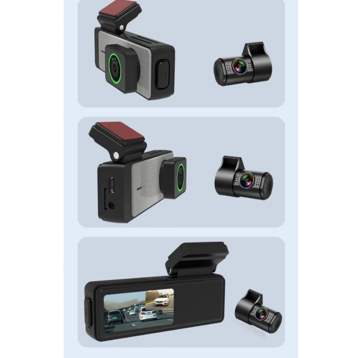 Blic Blm-70 4K HD 4+2 Mp Araç İçi Ön Ve Arka Kamera Dashcam