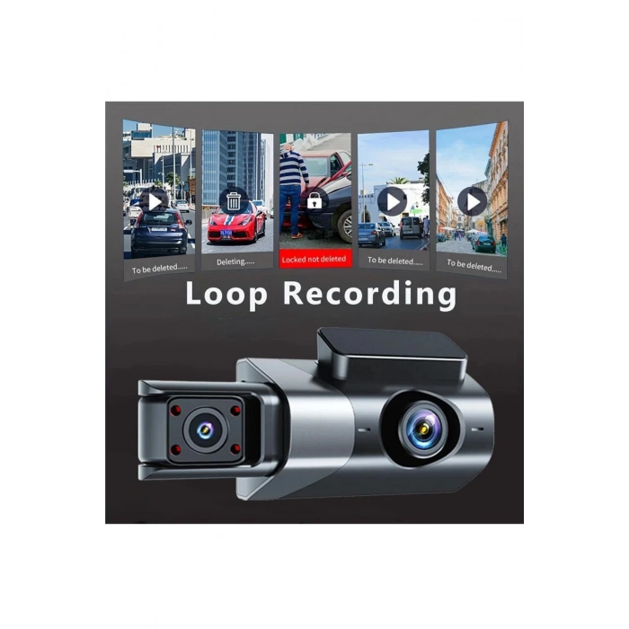 Blic Blm-87 Araç Kamerası  HD Video 3.0 LCD Ekran Geniş Açı G-Sensör Destekli