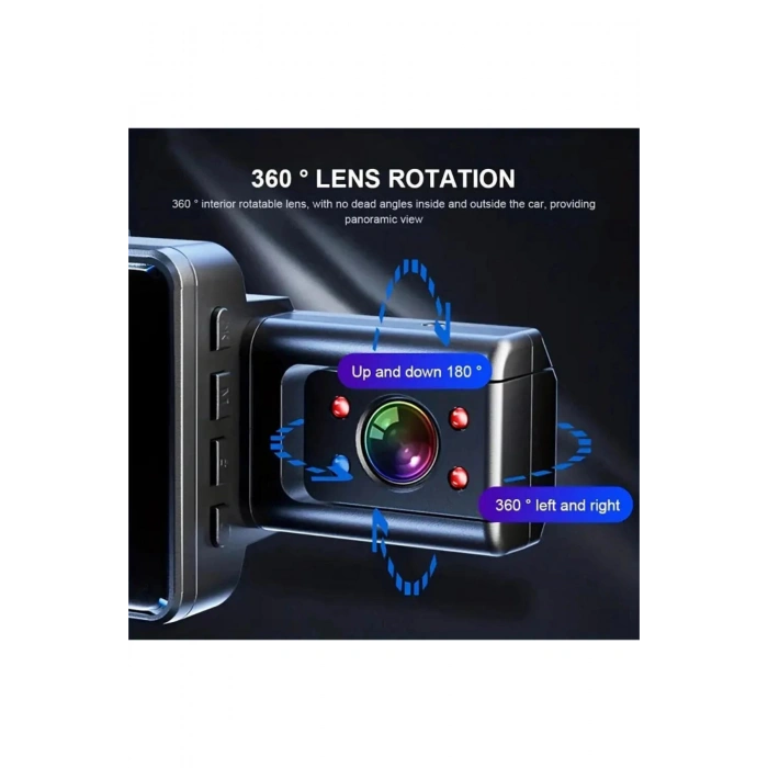 Blic Blm-87 Araç Kamerası  HD Video 3.0 LCD Ekran Geniş Açı G-Sensör Destekli