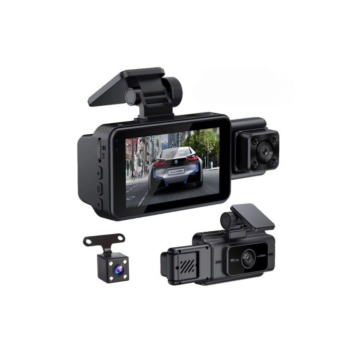 Blic Blm-90 Araç Kamerası  3.0 Ekran 120 Geniş Açı G-Sensör HD Kayıt