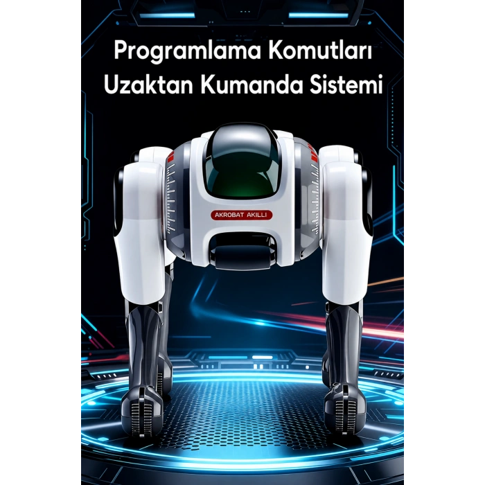 Blic BRB1 Akıllı Robot Köpek 2.4GHz Uzaktan Kumandalı Sesli Komutlu RGB Işıklı ve Akrobatik Eğitici