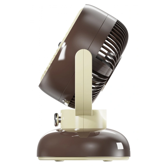 Everest EFN12 Kahve 1200mAh 3 Hız Kademe Led Işıklı Retro Masaüstü Usb Fan