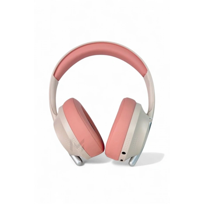 Fashıon P7233 Krem/Pembe Kablosuz Kulak Üstü Bluetooh Kulaklık