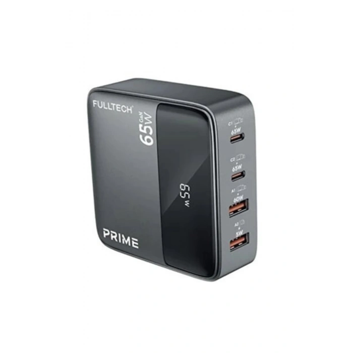 Fulltech FC55 PRIME 65W GaN Masaüstü Şarj Hub 4in1 2 USB-A 2 USB-C Hızlı Şarj Cihazı