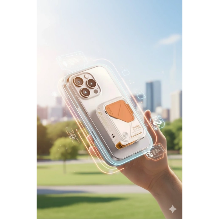 Fulltech FP18 10000 mAh 22.5W Powerbank  5in1 Kablosuz Şarj Fişli Priz Adaptörü ve Hızlı Şarj Desteği