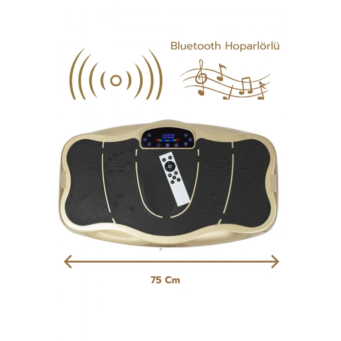 Glr 760 Titreşimli Egzersiz Platformu | Bluetooth Müzik Özellikli Body Vibration Plate Makinesi