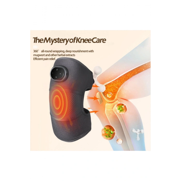 Glr D116 Diz Masaj Aleti | Isıtma, Titreşim ve Çoklu Modlu Sıcak Kompres Diz, Omuz, Dirsek Masaj Cihazı