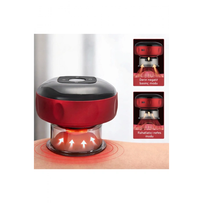 Glr DS-A32 Şarjlı Akıllı Masaj ve Vakumlu Hacamat Aleti Negatif Basınçlı Selülit Masaj Cihazı