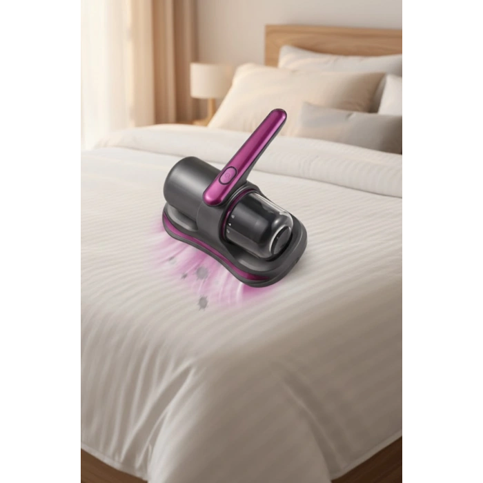 Glr G-168 Güçlü Akar Temizleyici  UV Işınlı El Tipi Yatak ve Koltuk Hijyen Süpürgesi | 100W, 12V Lityum Bataryalı