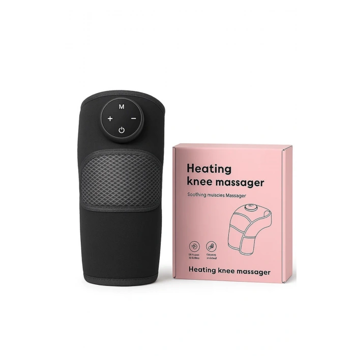 Glr HX001 Şarj Edilebilir Isıtmalı Titreşimli Diz Omuz Bacak Masaj Aleti | Sıcak Kompres ve Çoklu Modlar