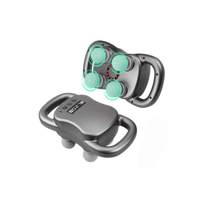 Glr Hy-2202 4 Başlıklı Faysa Tabancası - Çok Fonksiyonlu El Masaj Aleti - 20 Vites Ayarlı