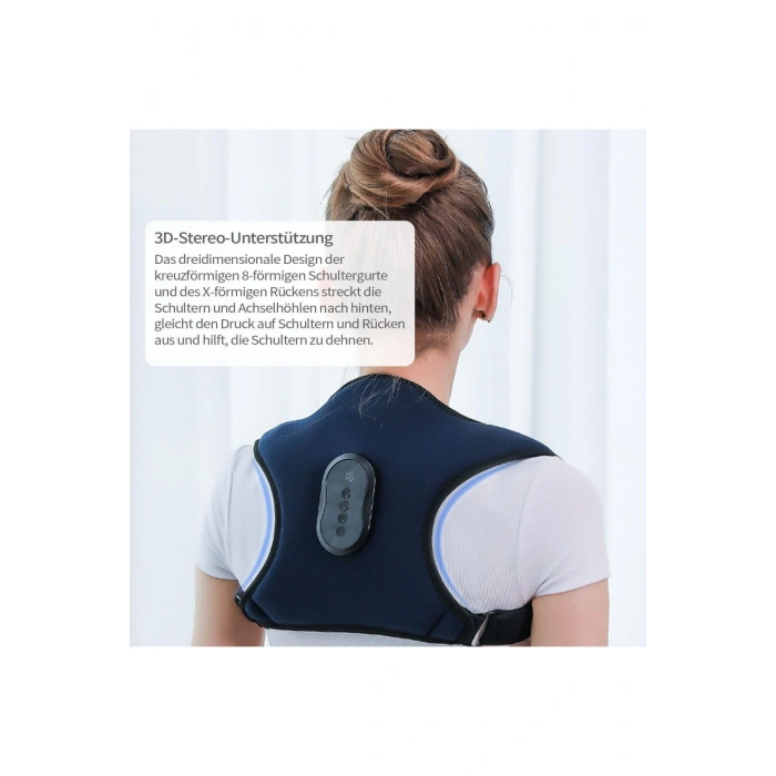 Glr J-9000 Dik Duruş Düzeltici ve Titreşimli Sırt Masaj Aleti Destek Aparatı