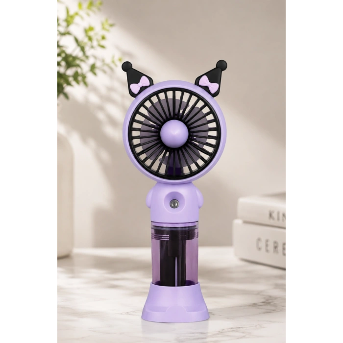 Glr K01 Taşınabilir Sulu El Fanı, Mini Buharlı Vantilatör, Type-C Şarjlı Seyahat Fanı