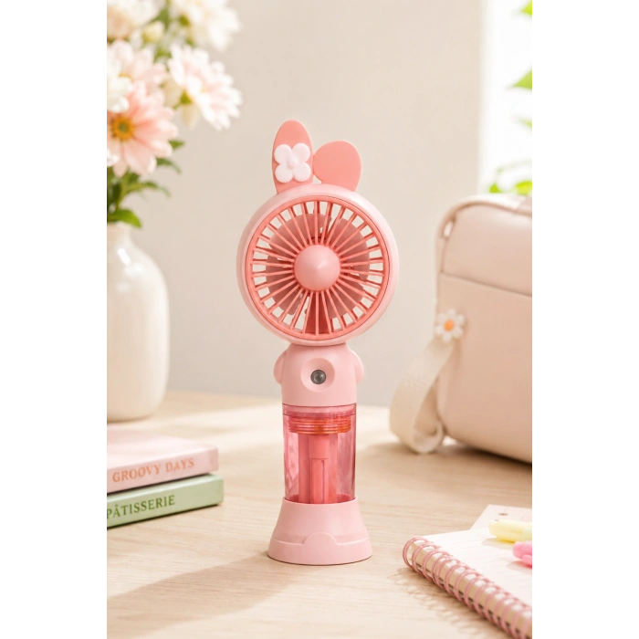 Glr K03 Taşınabilir Sulu El Fanı, Mini Buharlı Vantilatör, Type-C Şarjlı Seyahat Fanı