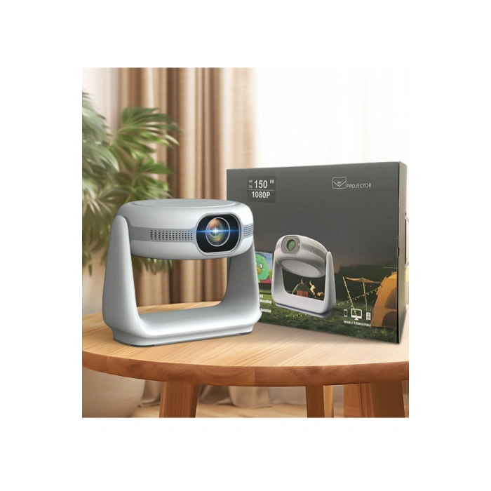 Glr K1 Android 11.0 Destekli 4K Otomatik Odaklama Projektör 150 İnç Görüntü, Ayarlanabilir Akıllı Projektör