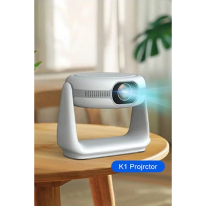 Glr K1 Android 11.0 Destekli 4K Otomatik Odaklama Projektör 150 İnç Görüntü, Ayarlanabilir Akıllı Projektör