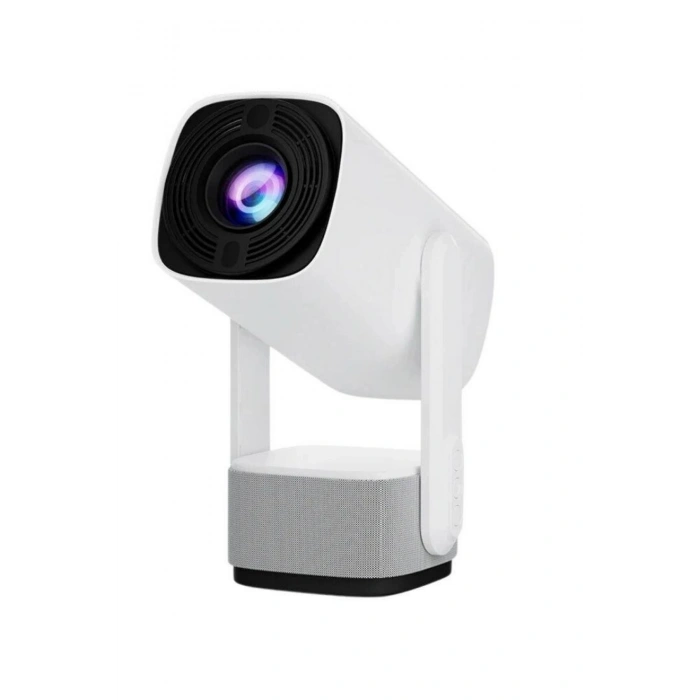 Glr K2 Pan-Tilt Lambalı Projektör 4K Destekli, Bluetooth 5.2 Android 11.0 Otomatik Odaklamalı Akıllı Projektör