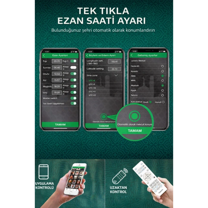 Glr SQ-902 Hilal Ay Tasarımlı Akıllı Kuran Hoparlörü ve Renkli Gece Lambası