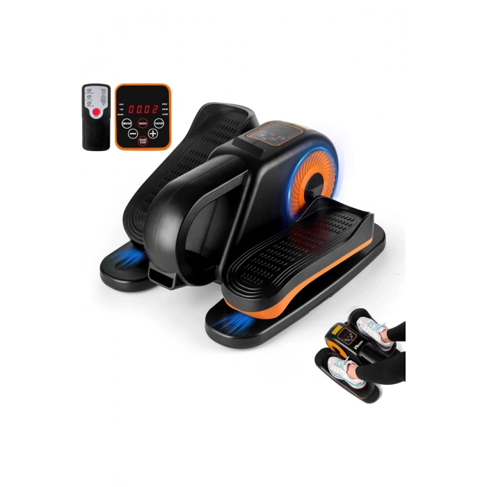 Glr Ty-002 Masa Altı Step Aleti | Kumandalı Mini Eliptik Dijital Göstergeli Kondisyon Bisikleti