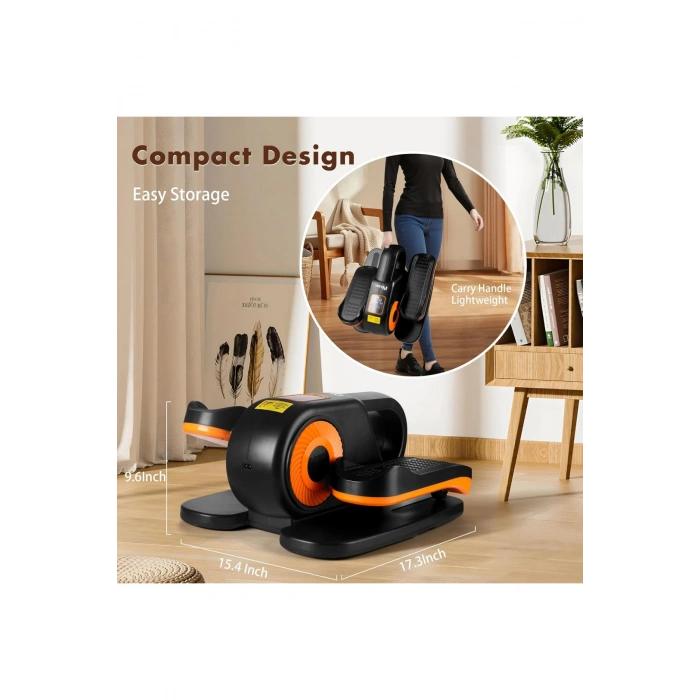 Glr Ty-002 Masa Altı Step Aleti | Kumandalı Mini Eliptik Dijital Göstergeli Kondisyon Bisikleti