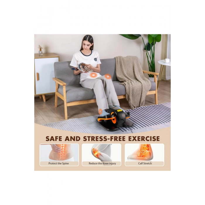 Glr Ty-002 Masa Altı Step Aleti | Kumandalı Mini Eliptik Dijital Göstergeli Kondisyon Bisikleti