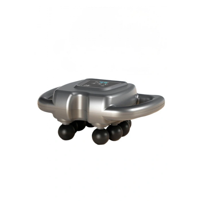 Glr Wnk-569 Dijital Ekranlı Güçlü Masaj Tabancası - 8 Başlıklı  99 Hız Ayarı