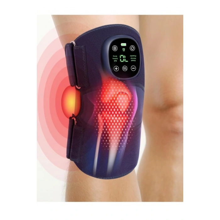 Glr XG-2023 Şarjlı Diz Masaj Aleti Titreşim ve Termal Etkili Hava Yastıklı Diz Masaj Cihazı